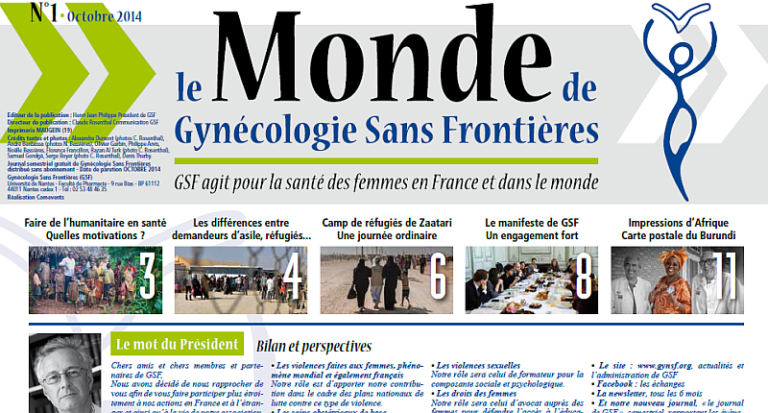 Le Monde de Gynécologie Sans Frontières