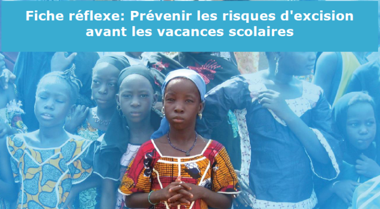 Prévenir les risques d’excision pendant les vacances scolaires